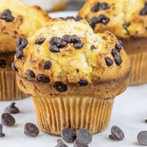 MUFFIN TULIPA VAINILLA CON CHIP CHOC 125GR 36UND