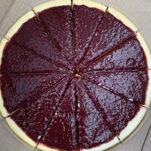 CHEESECAKE DE FRAMBUESA 24CM (12 TROZOS )