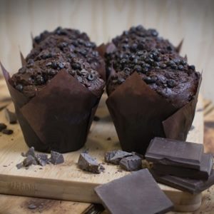 MUFFIN CHOCOLATE INTENSO 110GR 20 UND